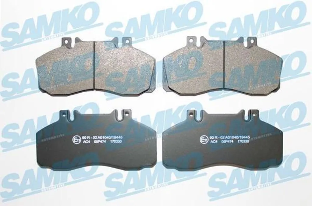 Plaquettes de frein SAMKO 5SP474 haute performance IVECO EUROCARGO