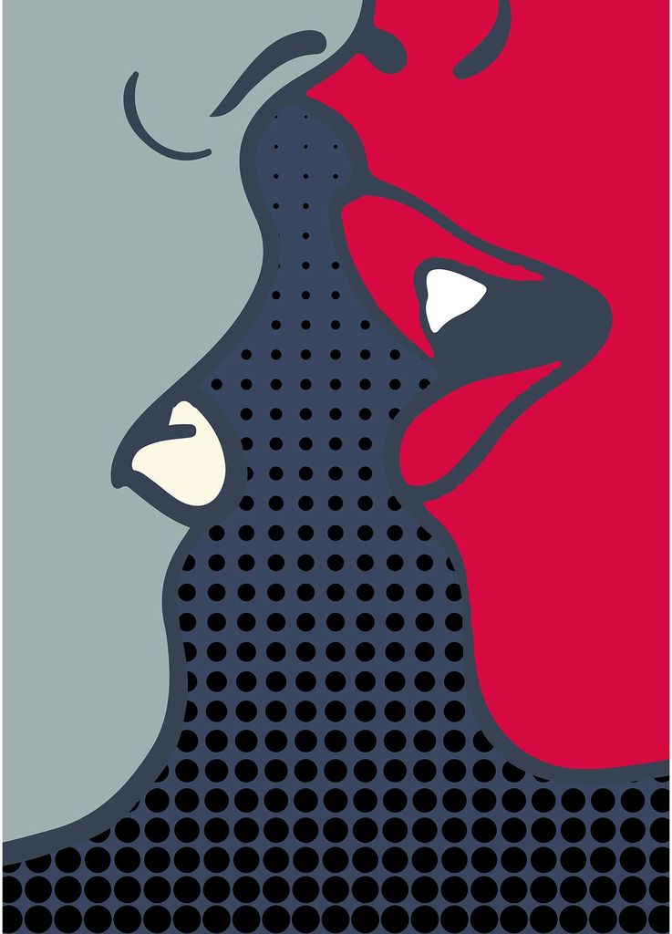 Tadessi Fototapete | Modern | 2.00 m x 2.80 m | Grau | Rot Produktbild 