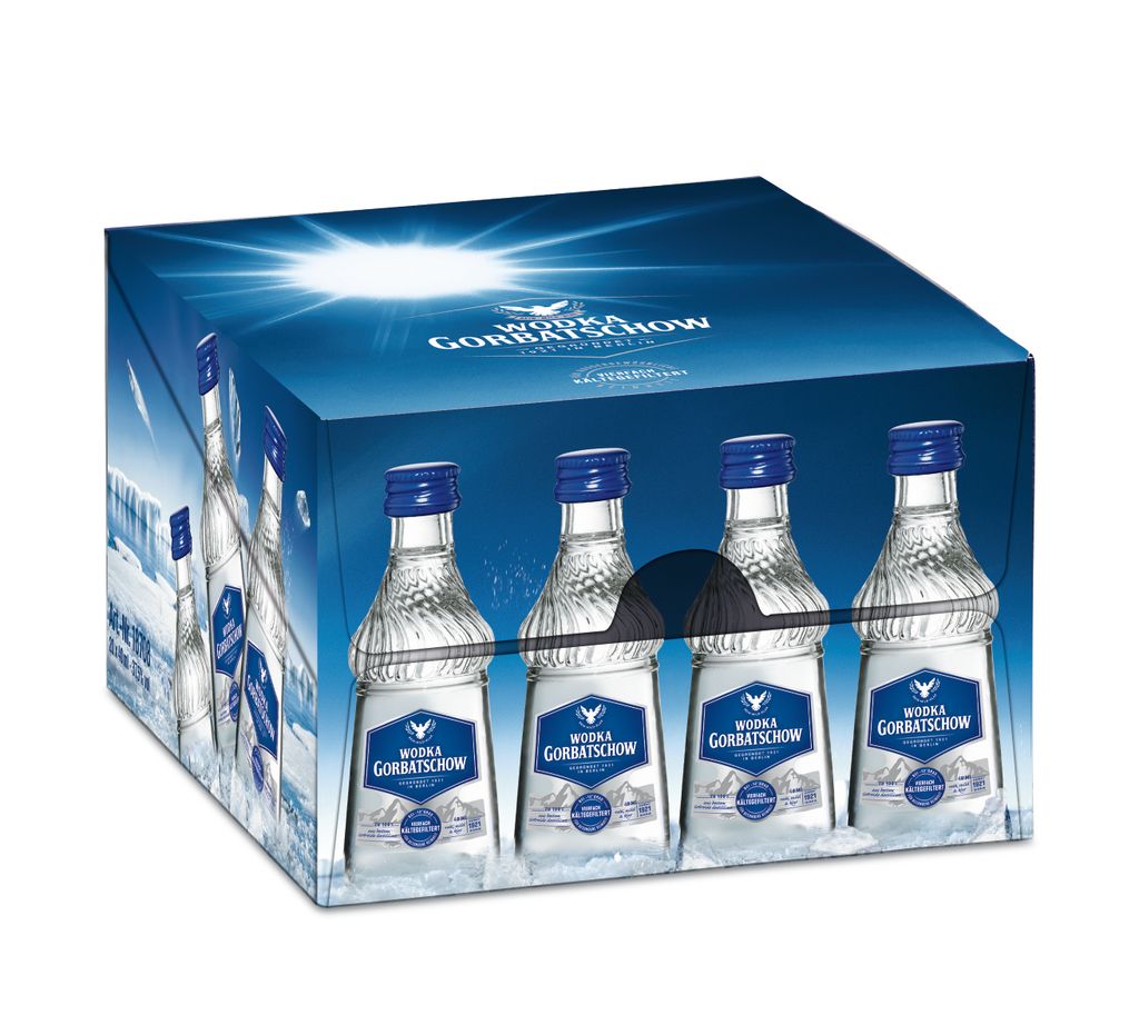 20 x 0,04 l | Wodka Gorbatschow | 37,5 % vol Produktbild 