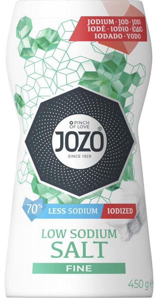 JozoFine 450g, a basso contenuto di sodio, grana fine, alta Immagine del prodotto 