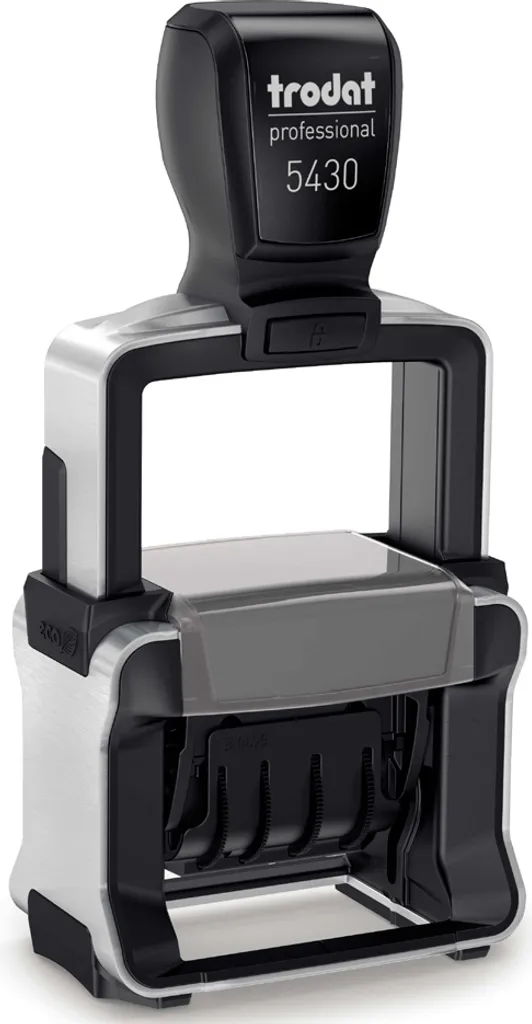 Trodat 5430L Professional 4.0: Design Acciaio per il tuo Ufficio