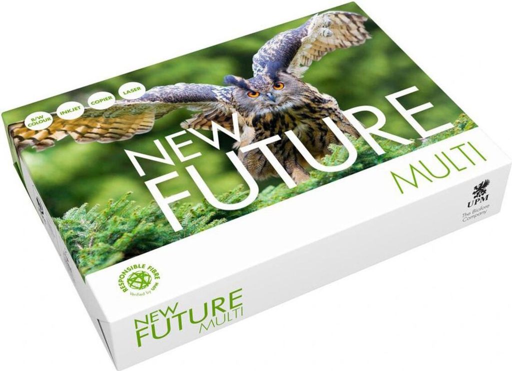 New Future Multi Kopierpapier weiß A4 75g/m² 500 Blatt, 9527A755