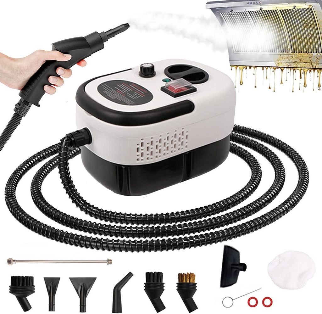 Dampfreiniger 2500W Handdampfreiniger, tragbarer Reiniger, Küchenreiniger geeignet für Böden, Fenster und Küchen.