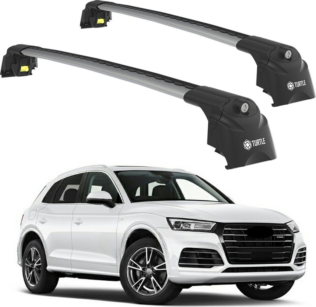 TURTLE DACHTRÄGER AIR-2 , Silber AUDI Q5 FY 2018 - 2024 Produktbild 