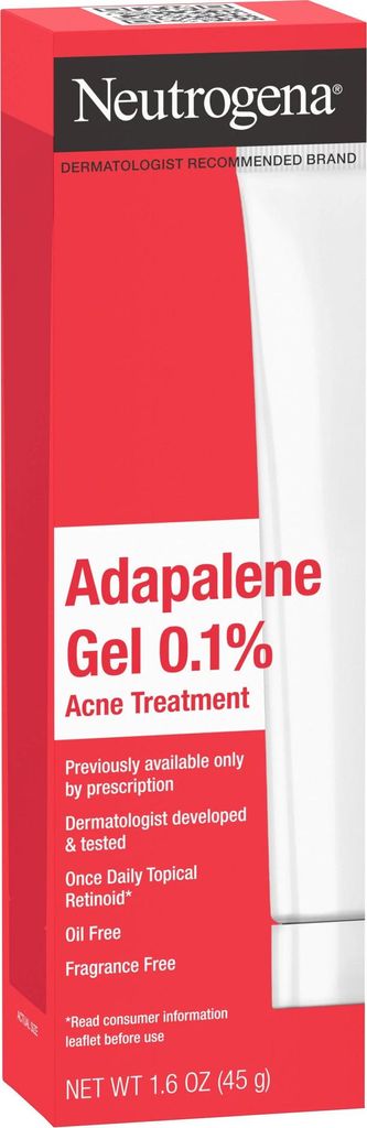 Gesichtsgel, Neutrogena, Akne-Behandlung, Adapalene 0,1%, Produktbild 