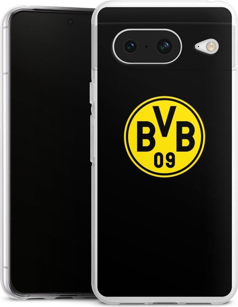 DeinDesign Handyhülle für Google Pixel 8 Silikon Hülle Case Smartphone Schutzhülle BVB Borussia Dortmund Logo