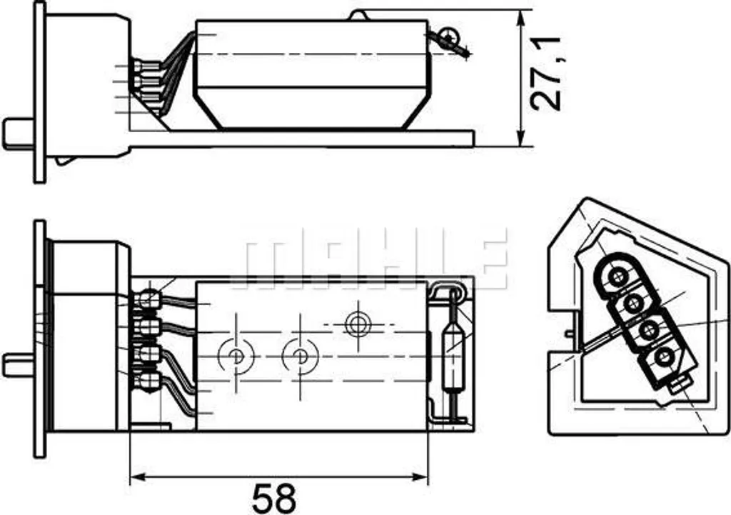 Plus de ventilation sur BMW E36 ? Solution Résistance ABR 11 000P - 10