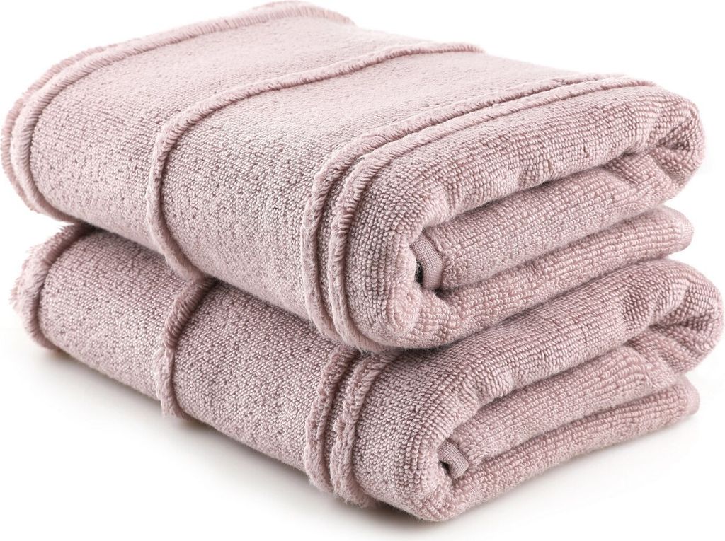 Mijolnir, Arden - Lilac, Handtuch-Set (2-teilig), Lila, 100 % MIKROBAUMWOLLE, 50 x 90 cm