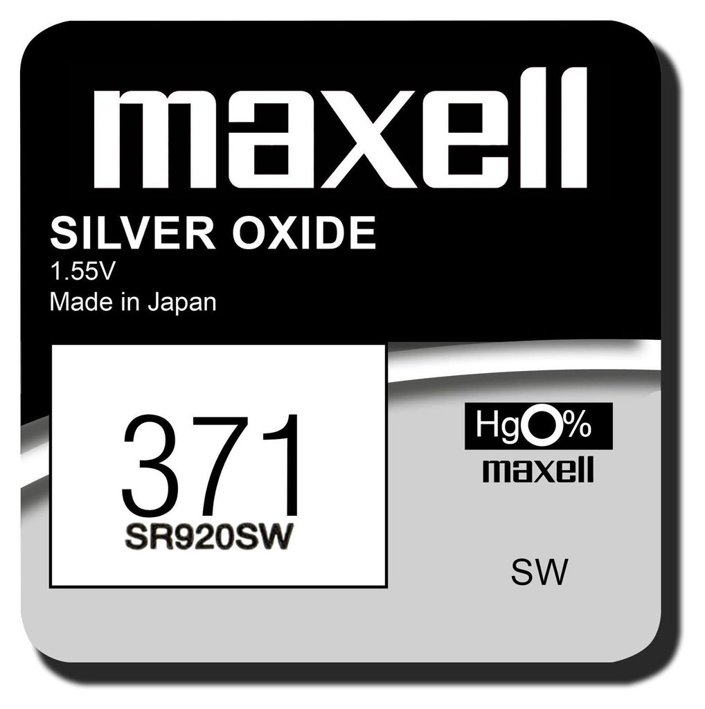 Maxell 18290100, Einwegbatterie, SR920SW, Siler-Oxid (S), Produktbild 