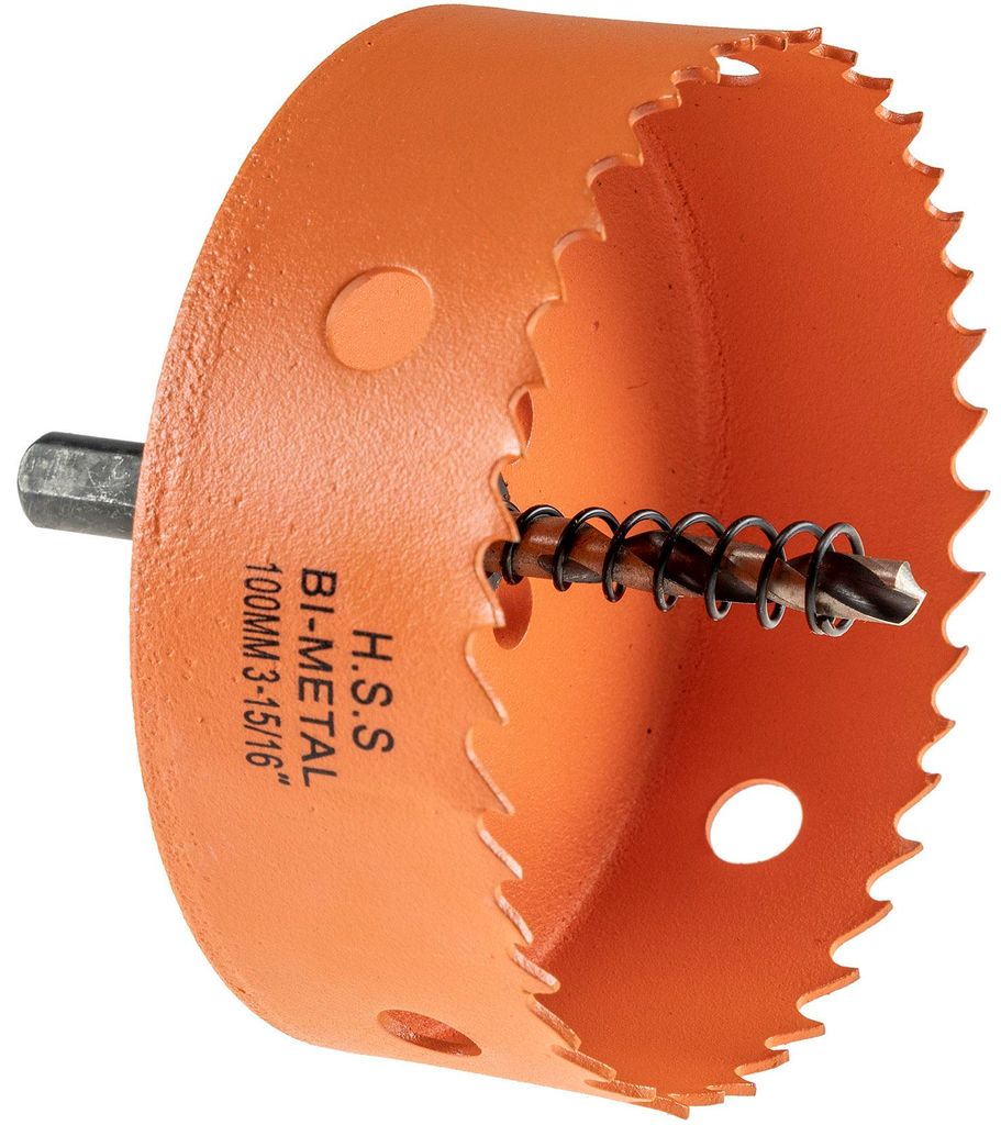 Lochsäge HSS Bi-Metall Ø100mm Sechskant Aufnahme Produktbild 