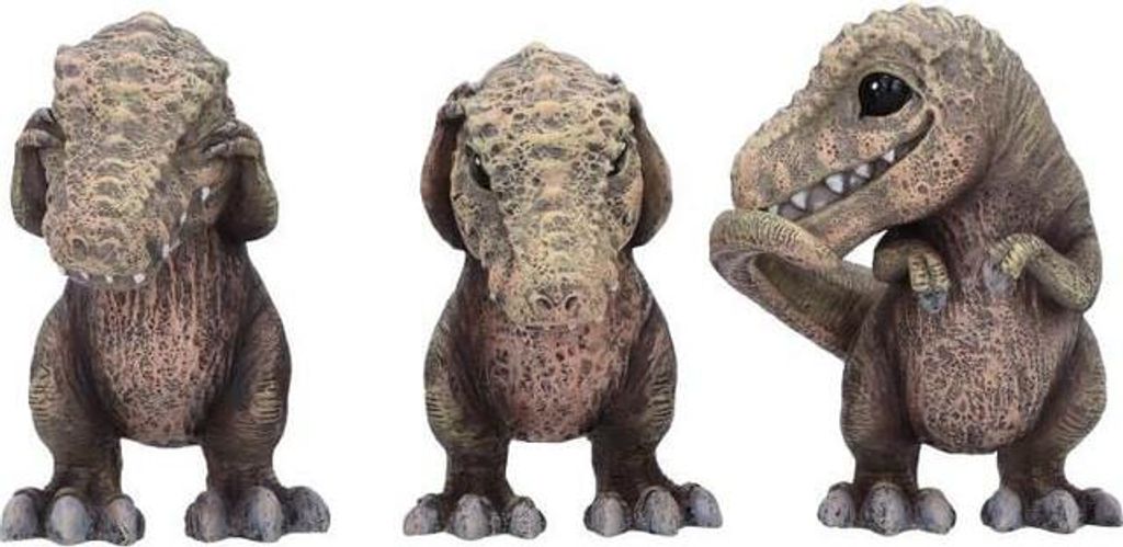 Nemesis Now Statue  Three Wise Tyrannosaurus Rex multicolor Produktbild 
