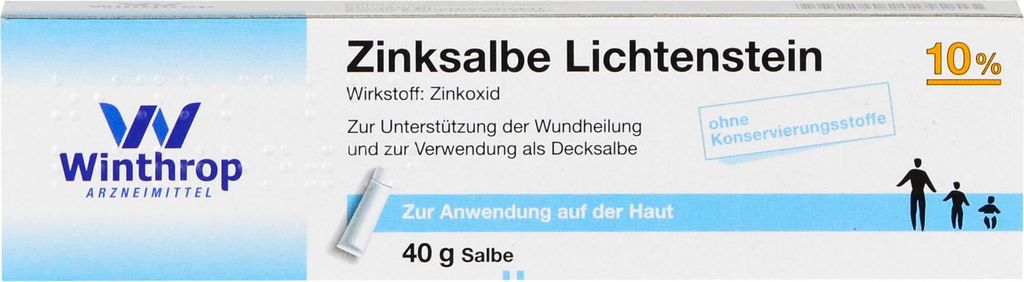 Zinksalbe Lichtenstein, 40 g Salbe