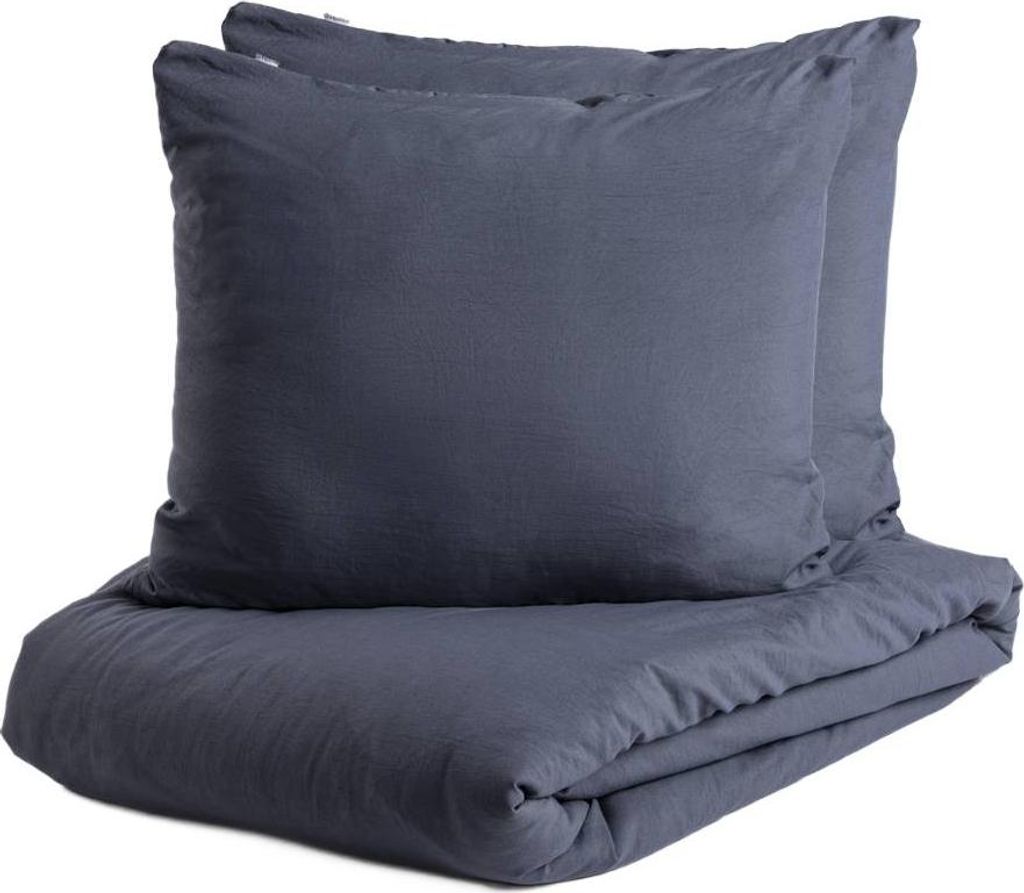 HOMLA MAISY Mikrofaser-Bettwäsche grau 140x200 + 1*50x60 cm Produktbild 