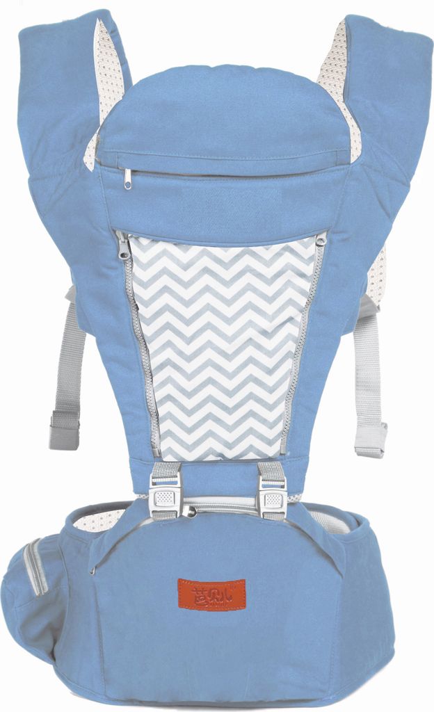 Betz Babytrage Kindertrage 0-24 Monaten Baby Bauchtrage Rückentrage bis 15 kg Farbe - blau