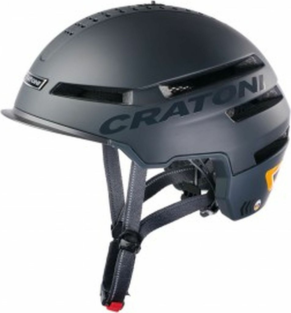 Cratoni E-Bike Helm Smartride 1.2 Fahrradhelm Crash Sensor Blinker Fernbedienung City Helm