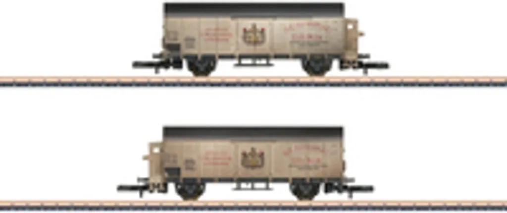 Coffret wagons couverts DRG Kessler Märklin 82553 échelle Z de collection