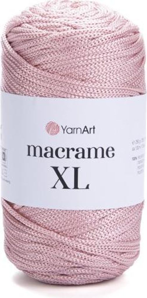 A spool of pink yarn on a white background.