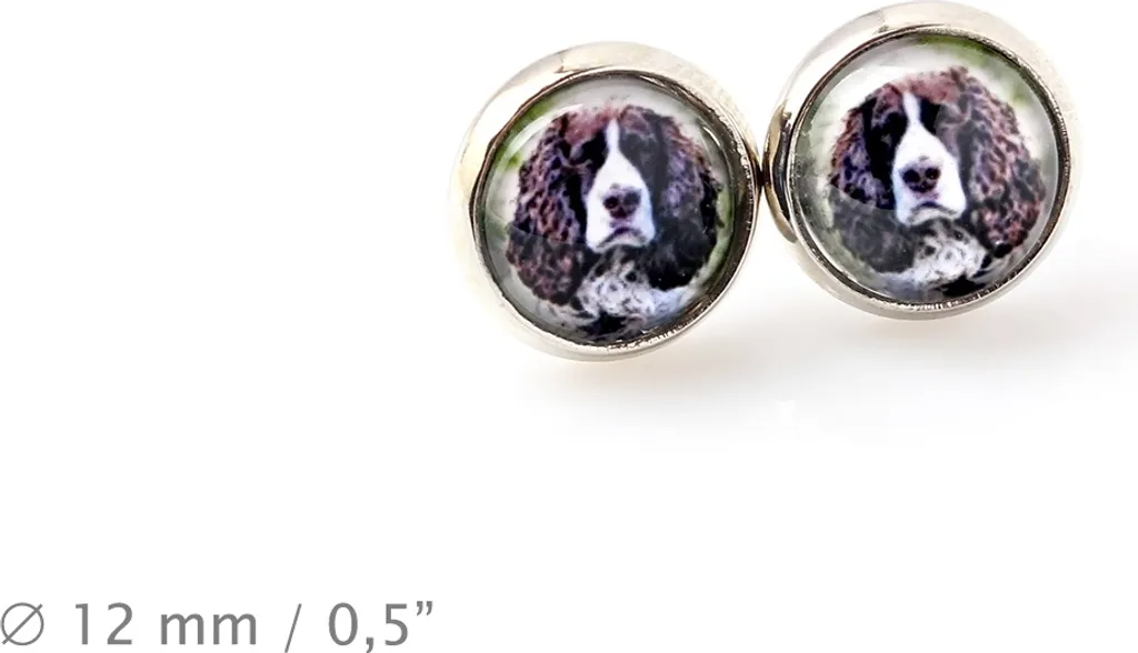 Set Gioielli Donna Springer Spaniel Art-Dog: La Tua Foto in un Gioiello