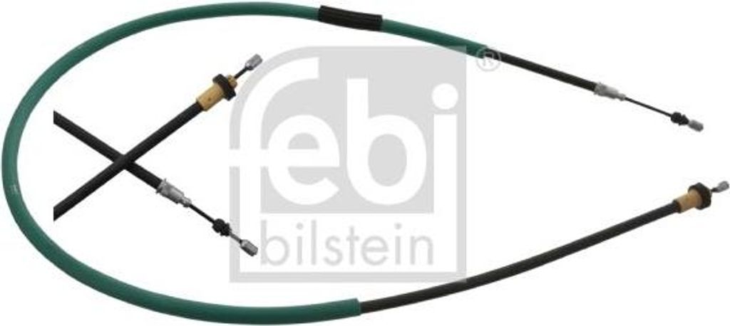 FEBI BILSTEIN 49620 Seilzug, Handbremse OE 8200270181 kompatibel mit Clio, Modus