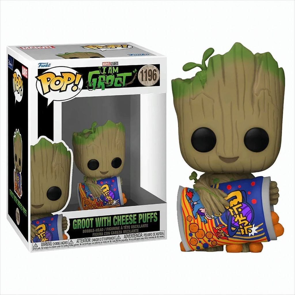 Marvel I Am Groot - Groot With Cheese Puffs 1196  - Funko Produktbild 