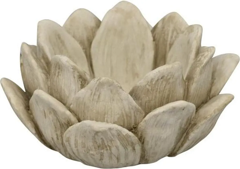Pot de fleurs en ciment robuste forme rétro avec finition mate artisanale