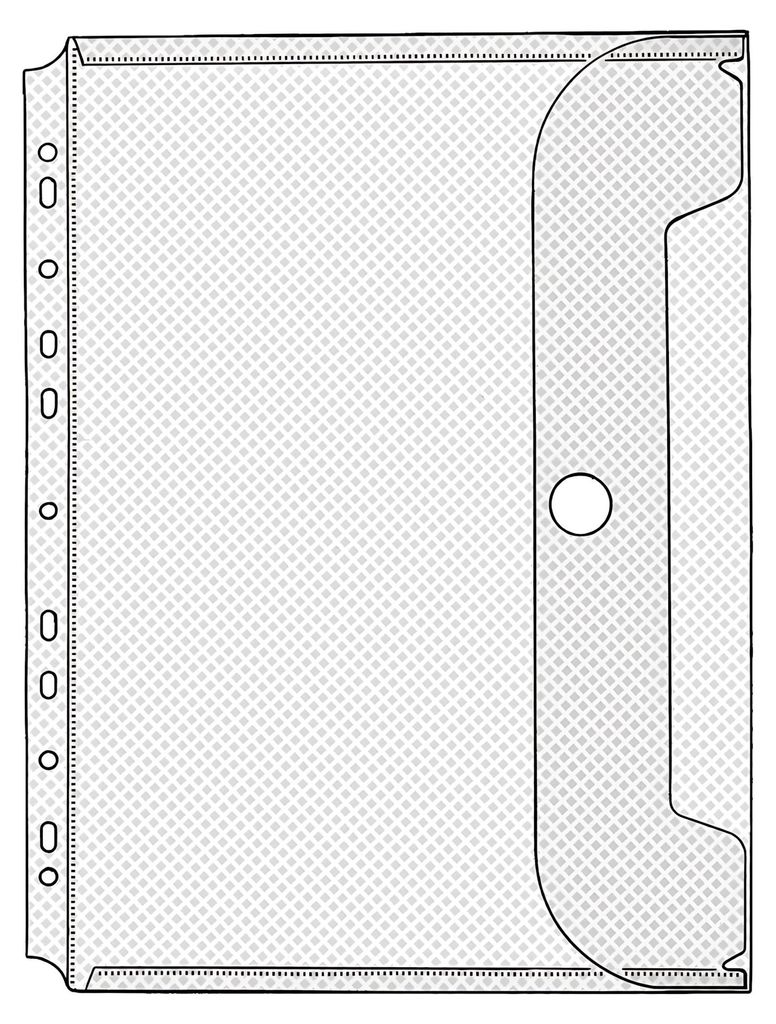 Pochettes porte-documents série Crystal - transparent, pour Image du produit 