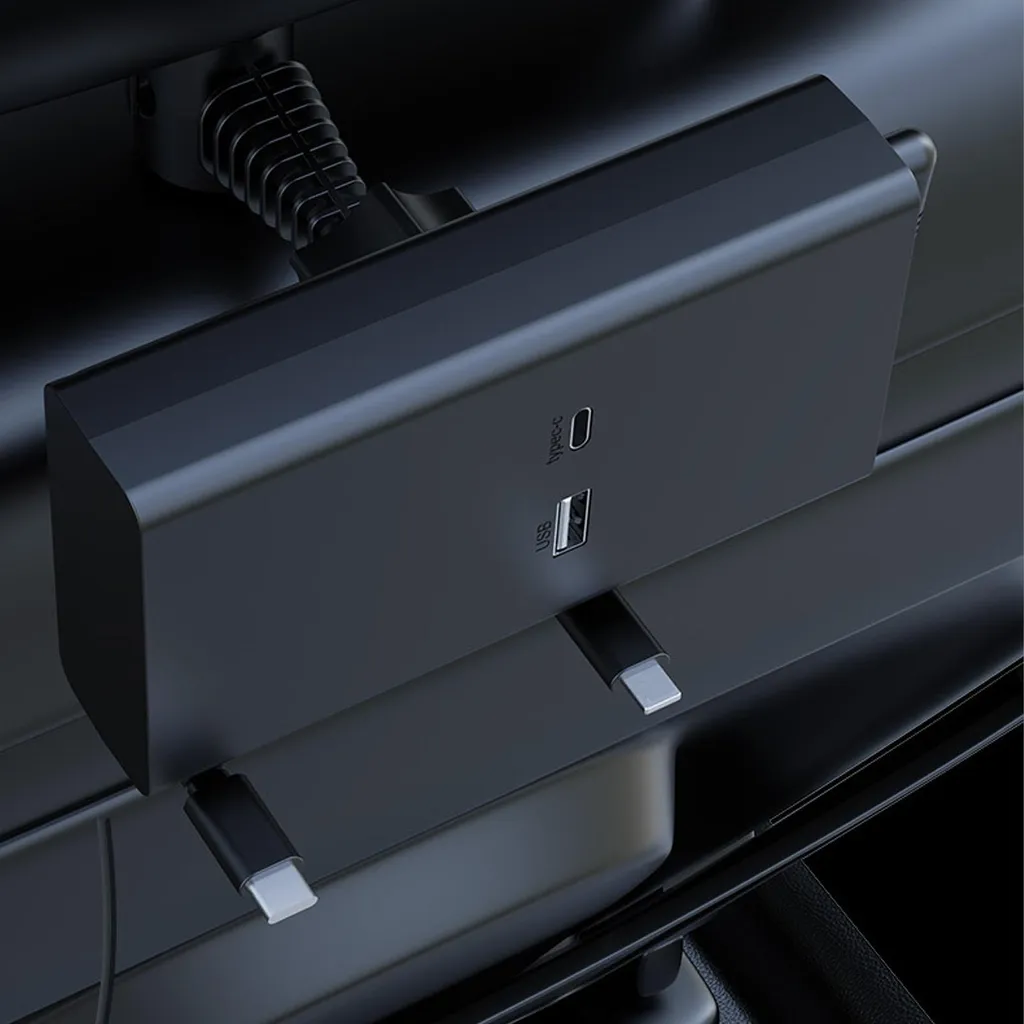 Caricatore Professionale per Sedili Posteriori Taxi e NCC Retrattile