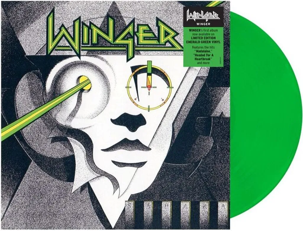 Vinyle Winger Vert Émeraude LP Édition Rare pour Fan de Rock Classique