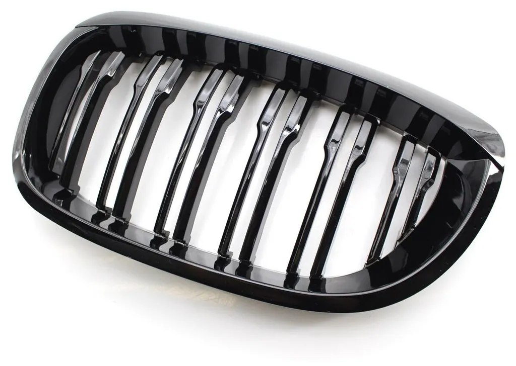 Grilles de calandre BMW E46 restylée - Finition noir brillant ABS premium