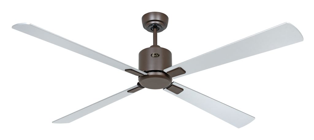 Energiespar Deckenventilator mit Fernbedienung Eco Neo III 152 cm Bronze Flügel Wenge / Silbergrau
