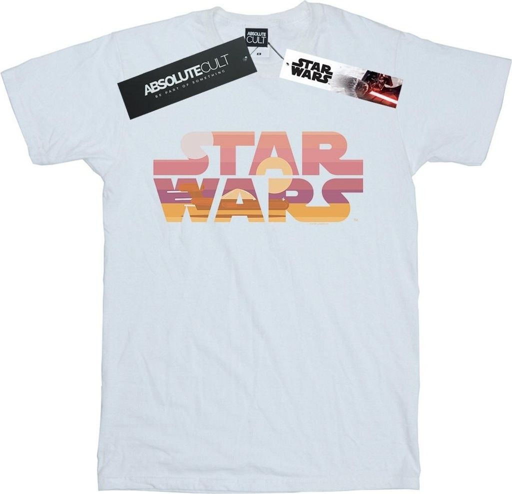 Star Wars - "Tatooine" T-Shirt für Herren BI46618 (XXL) (Weiß)