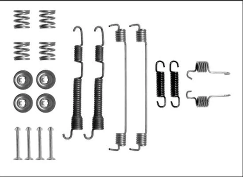 Kit de montage mâchoires de frein Textar 97042200 type origine Mitsubishi