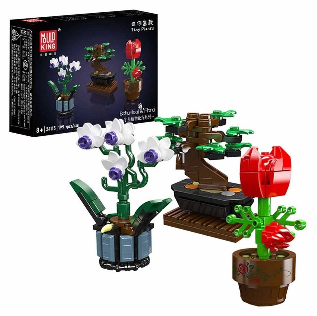 24115 - 3 Vasi per piante piccole (Mould King) Immagine del prodotto 