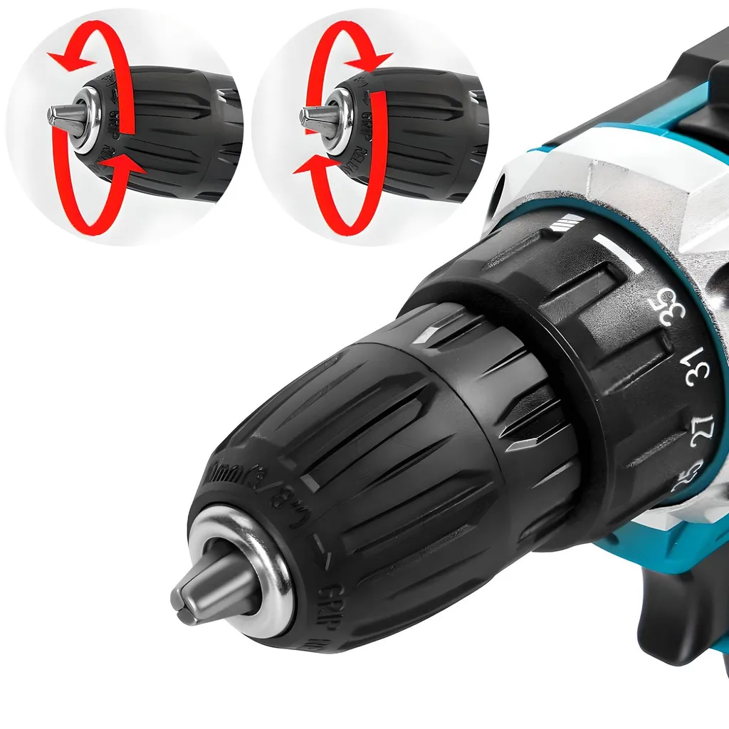 Perceuse-visseuse à percussion HEYLAD 21V sans balais avec 2 batteries - 7
