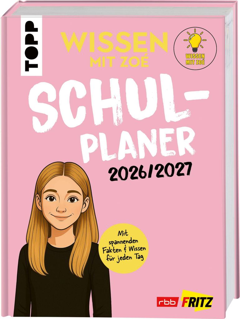 Wissen mit Zoé: Schulplaner 2026/2027
