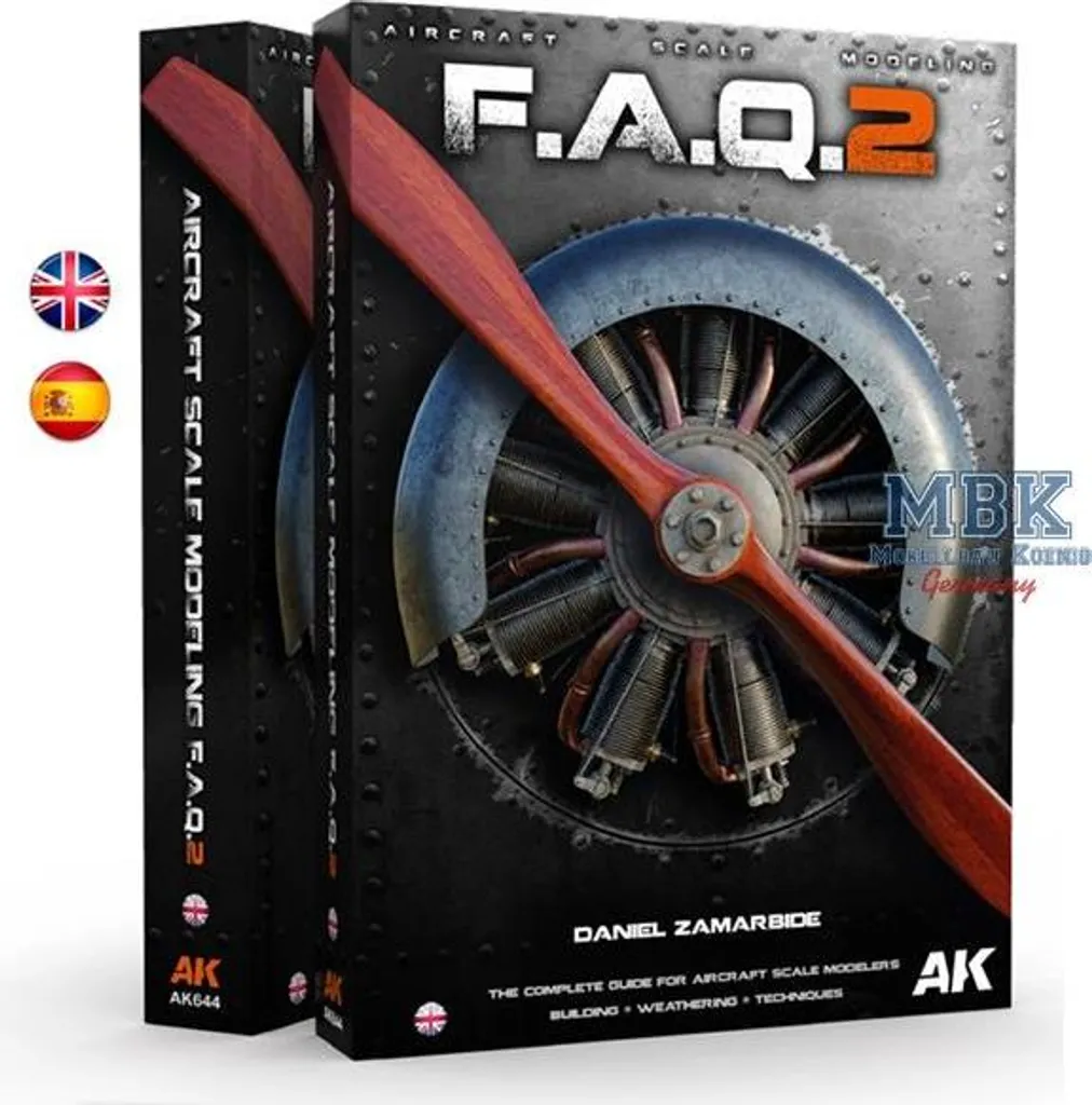 Livre de modélisme aéronautique AK Interactive AK-644 F.A.Q. 2 anglais