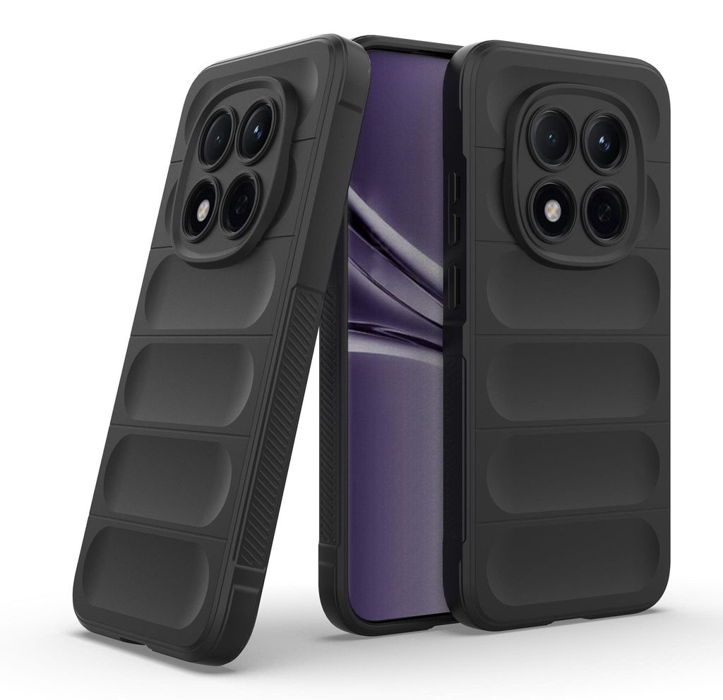 Handy Hülle für Xiaomi Redmi Note 15 Pro 5G Grip Case Cover Schutzhülle Softgrip Farbe: Schwarz