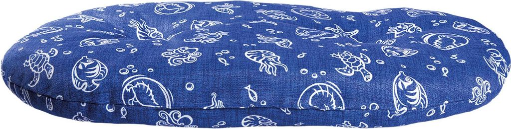 Kiwi & Friends Kissen 80 x 55 cm Blau