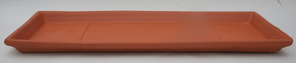 Untersetzer Blumenkasten echte Terracotta - Braun - Produktbild 