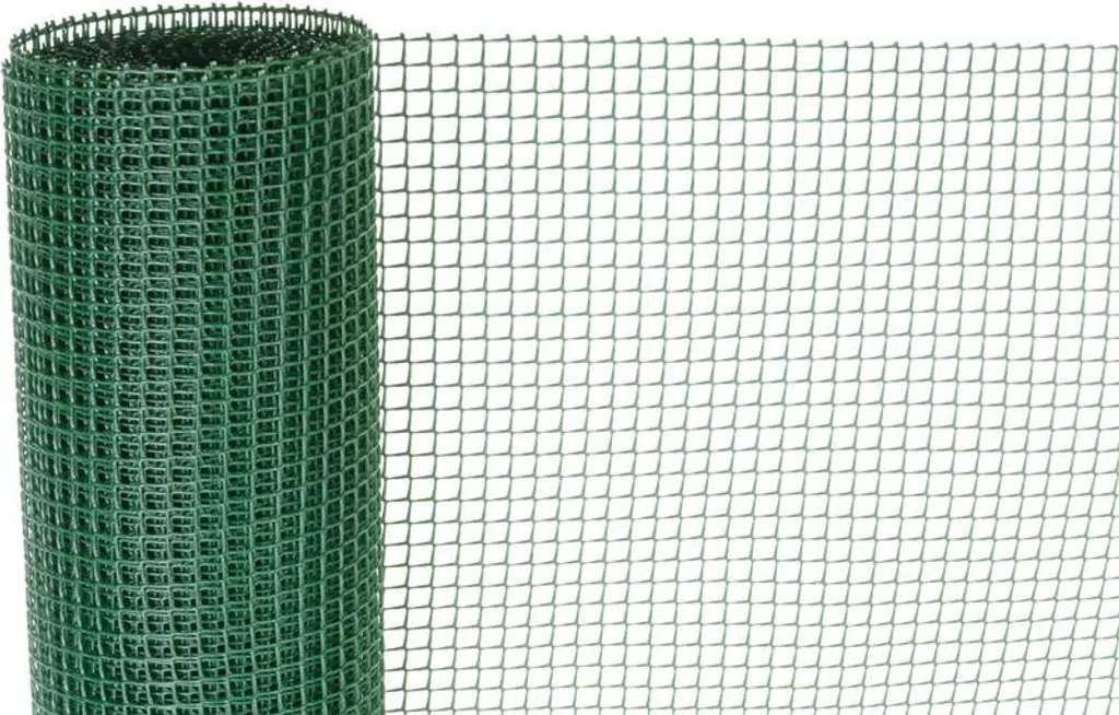 Rete in Plastica 10x10 mm Verde 10m | Protezione Balconi e Piante