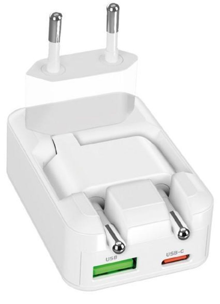 SBS TETRGANUSBTCFOLD45W, Vnútorný, AC, Biela Obrázok produktu 
