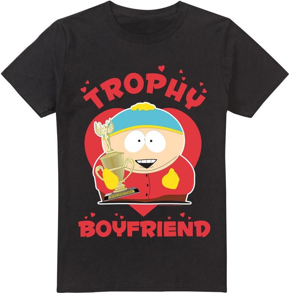 South Park - "Trophy Boyfriend" T-Shirt für Herren - Valentinstag TV7196 (XL) (Schwarz)