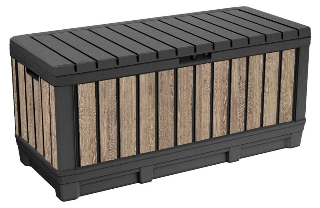 Garten-Aufbewahrungsbox KETER Kentwood 350 l – Ashwood / Esche