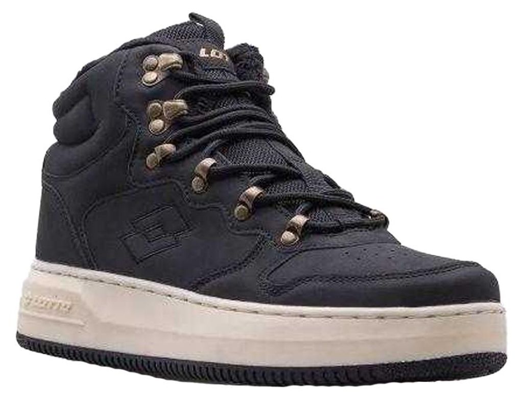 Lotto - Herren/Damen Uni Stiefeletten "Jalana Pf", Ökologisches Leder PP6844 (38 EU) (Schwarz)