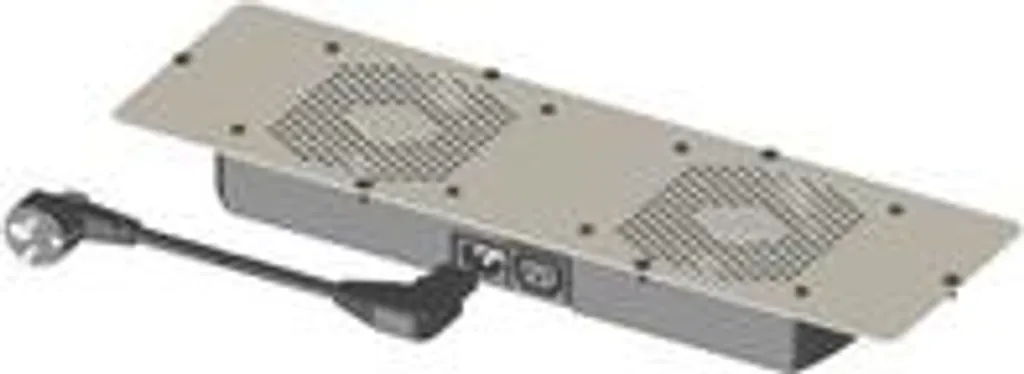 Enoc System FPME-S panneau de ventilation 2 ventilateurs gris 2m