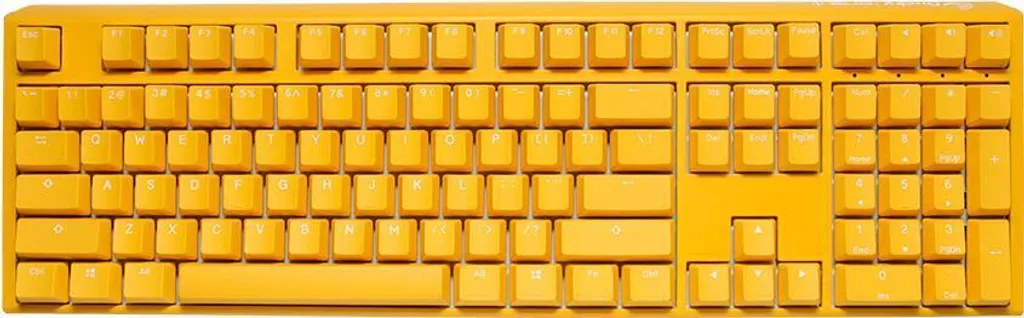 Clavier Gamer Mécanique Ducky One 3 Yellow RGB MX Clear Layout US Pro