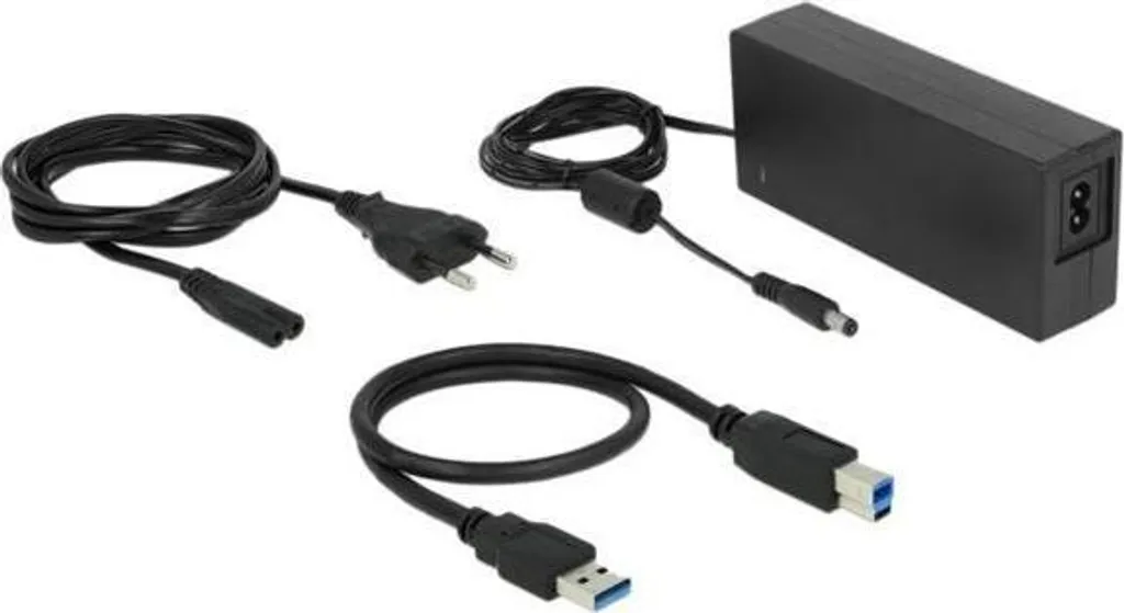 Station 4 baies SATA Delock SuperSpeed 5 Gbps avec indicateurs LED d'état