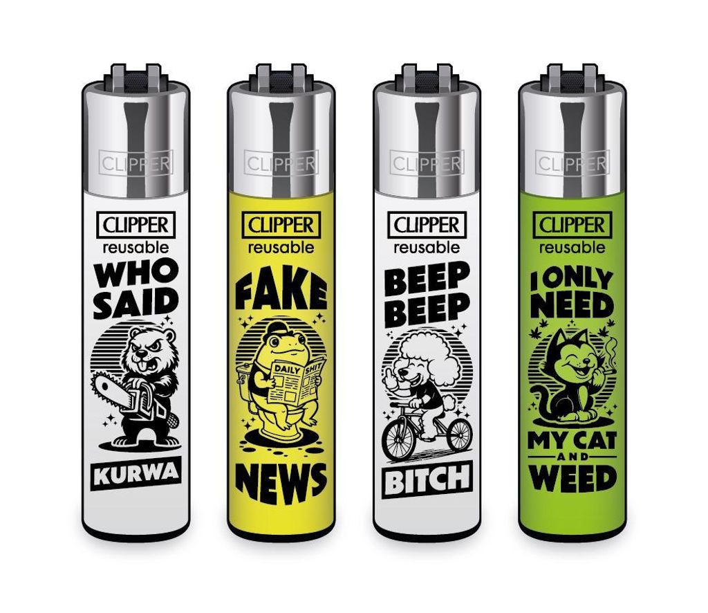 Clipper Feuerzeug 4er Set FFX Statements #3 Produktbild 