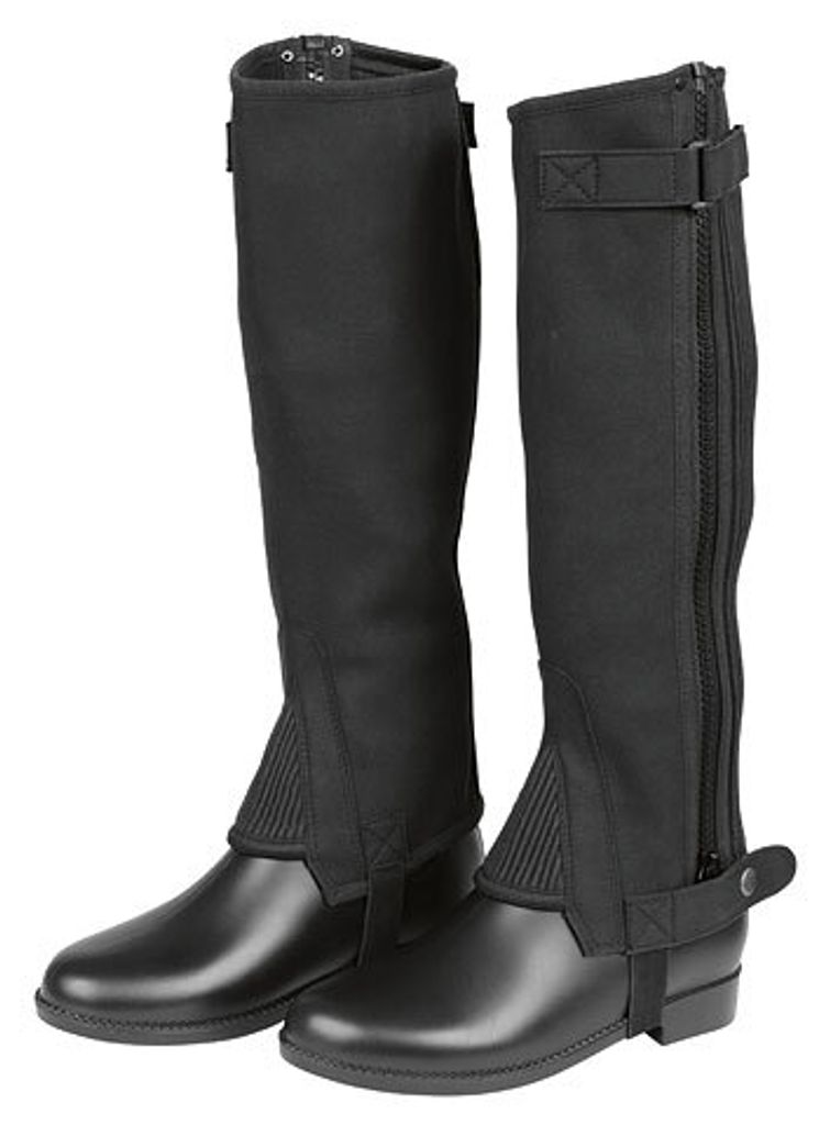 Kerbl Minichaps ClassicStretch Gr. S waschbar mit Reißverschluss schwarz 328774