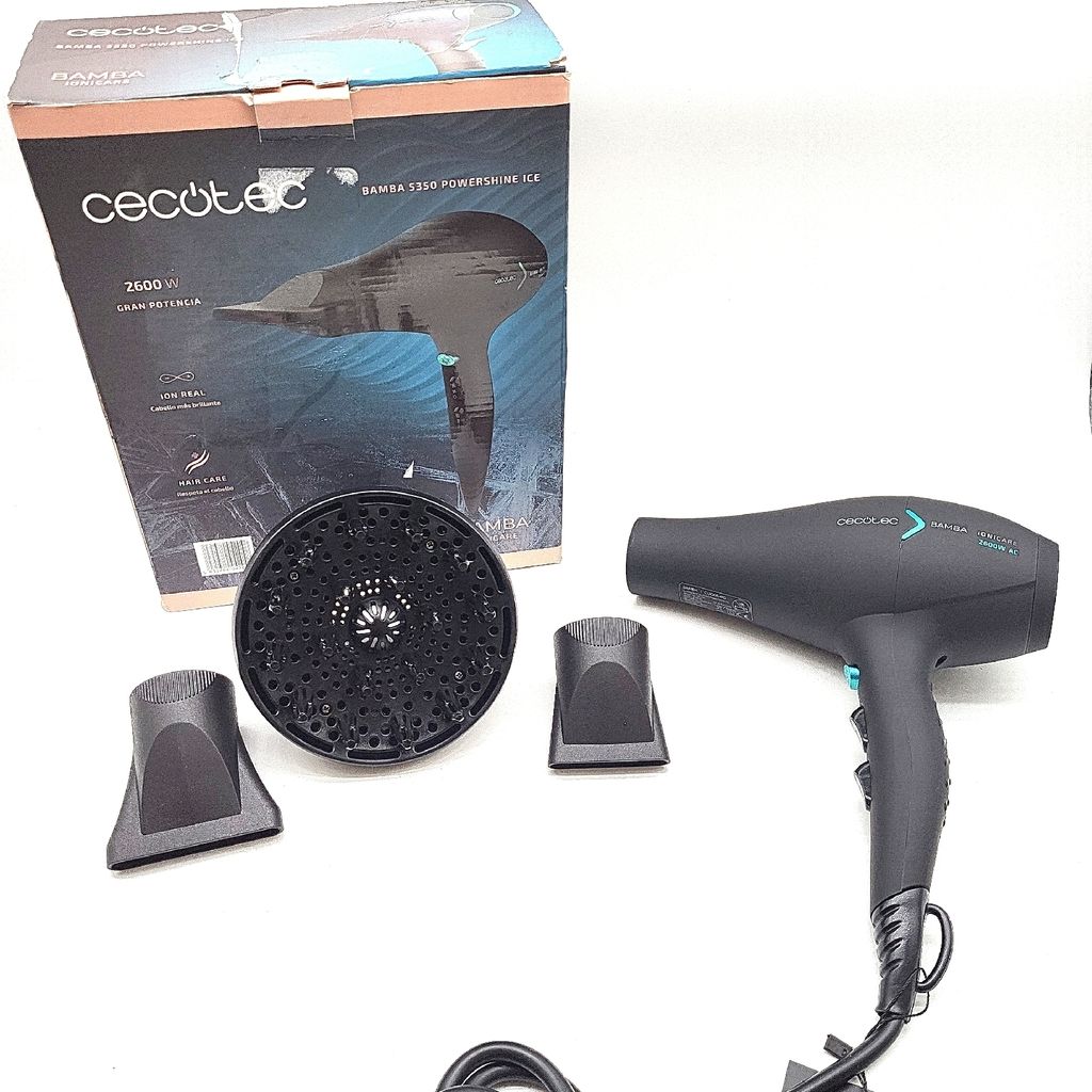 Cecotec 04204, AC, Schwarz, Einfarbig, Hängeschlaufe, 3 m, Produktbild 